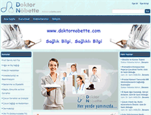 Tablet Screenshot of doktornobette.com